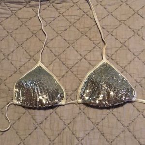 PINK Victoria's Secret Swim - Sequin PINK bathing suit top PINK Victoria's Secret Swim - Sequin PINK bathing suit top